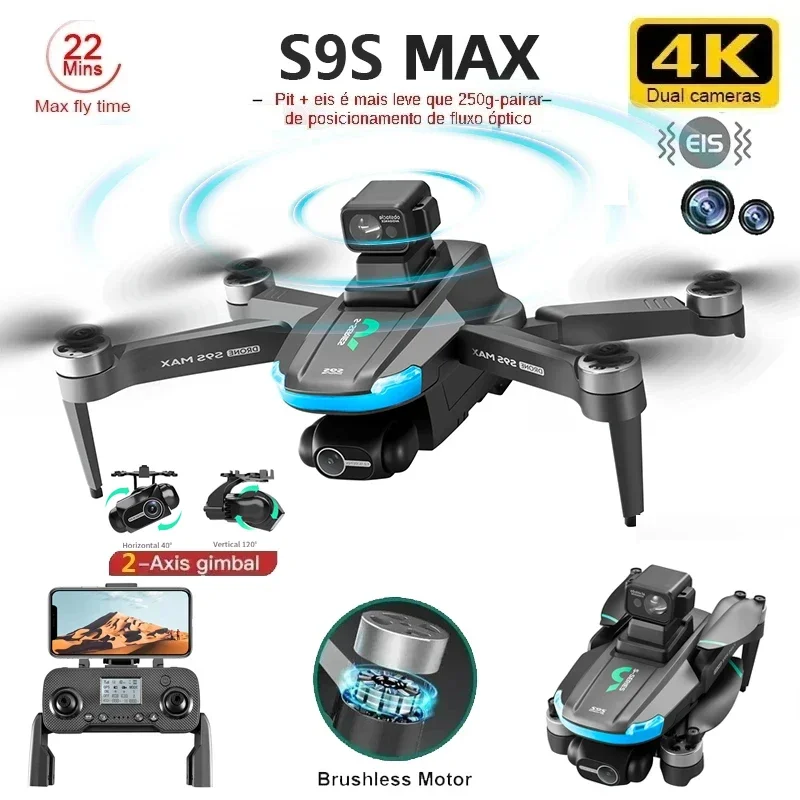 Drone Ae Rc - NEW S9S MAX MINI Drone 4K