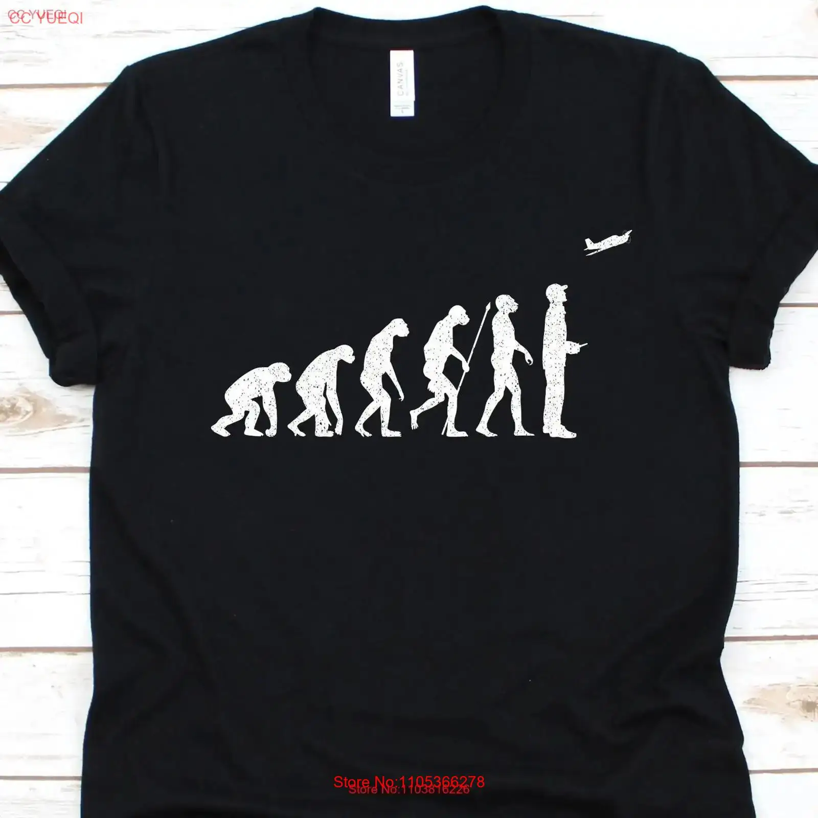 Drone Top Rc - Remote Control Airplane Evolution T Shirt