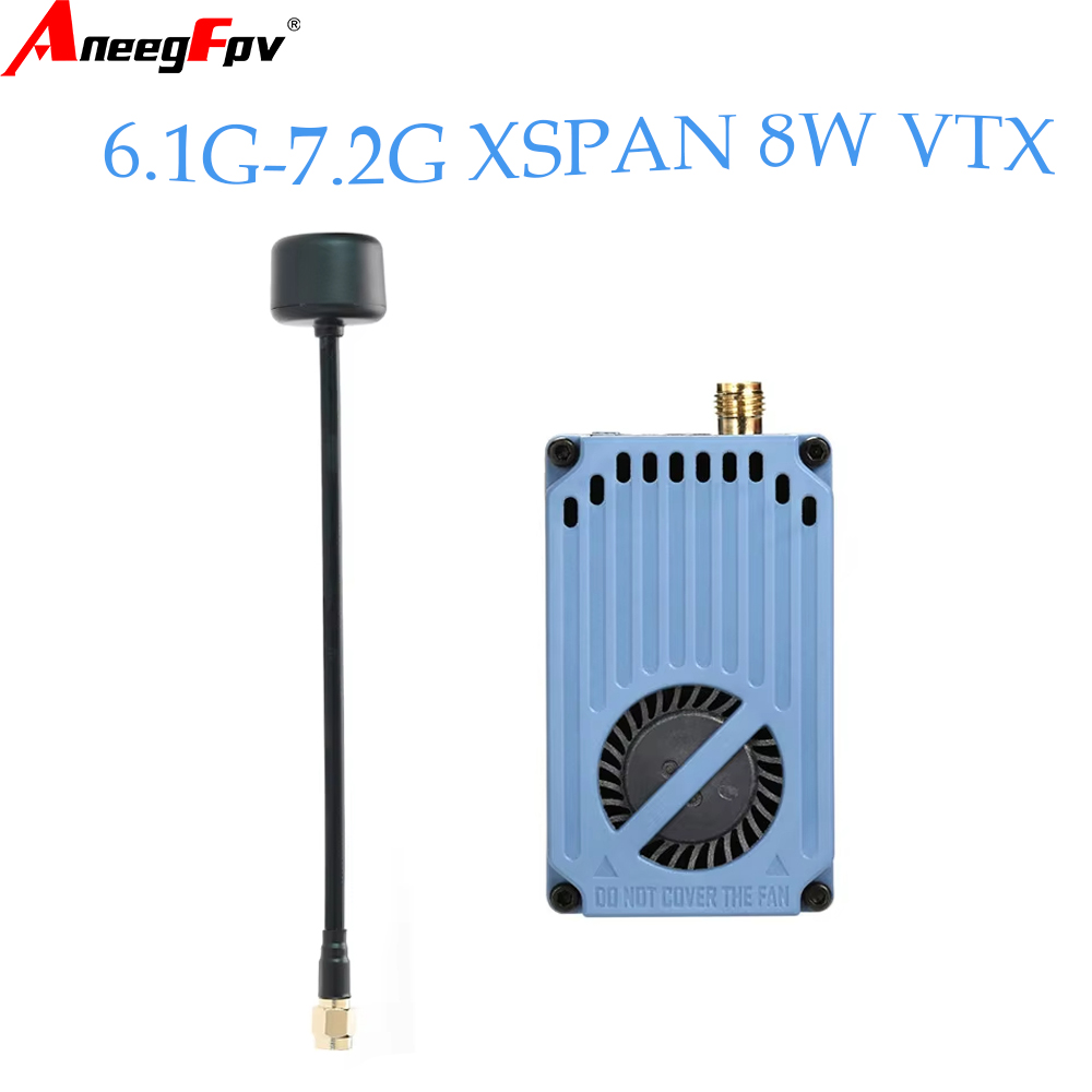 RUSHFPV 6.1‑7.2G 8W X61728 VTX - Drone Rc1 ulasan dan harga