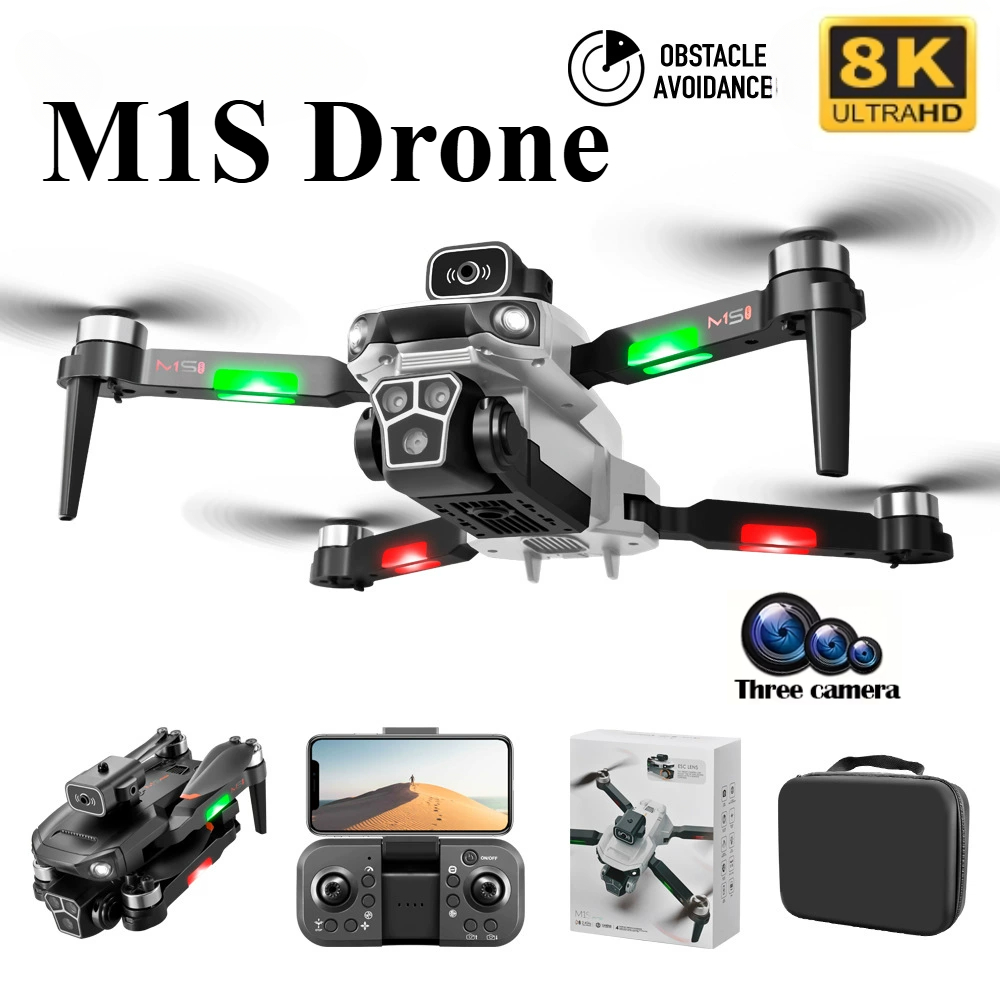 M1S Drone 8K Professional Trip - Drone Top Rc ulasan dan harga