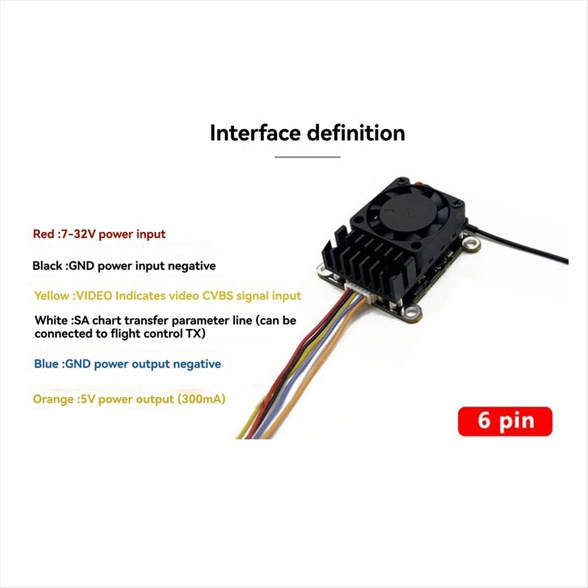 5.8G 2W VTX 2000mW FPV Video T - Drone With Rc ulasan dan harga