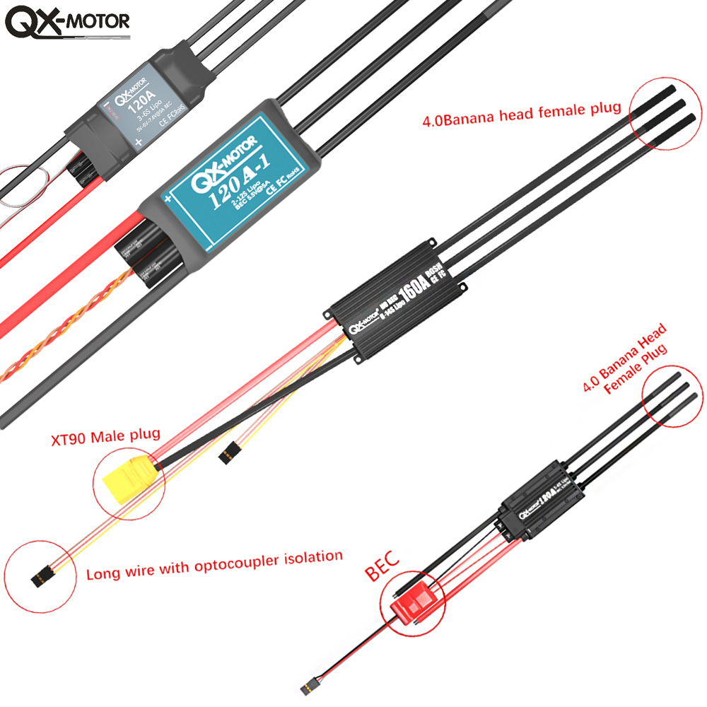 QX-MOTOR Brushless ESC series  - Drone Rc Car ulasan dan harga