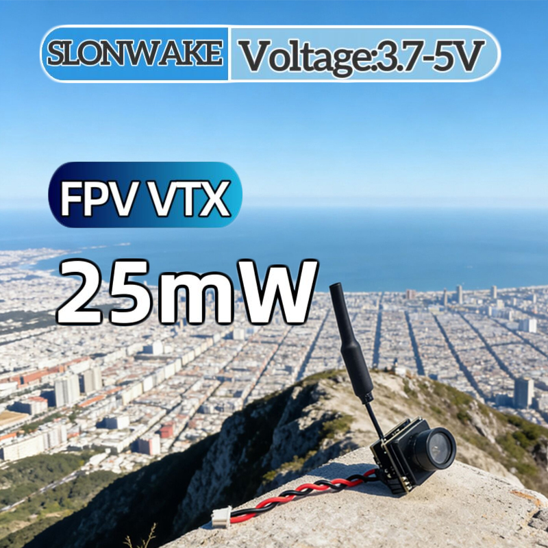 SLONWAKE FPV 25mW power simula - Drone Rc1 ulasan dan harga