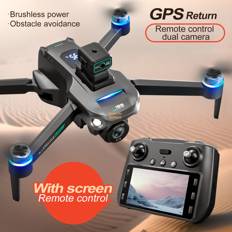 8K Dual Camera 5G WIFI FPV Rem - Drone Ae Rc ulasan dan harga