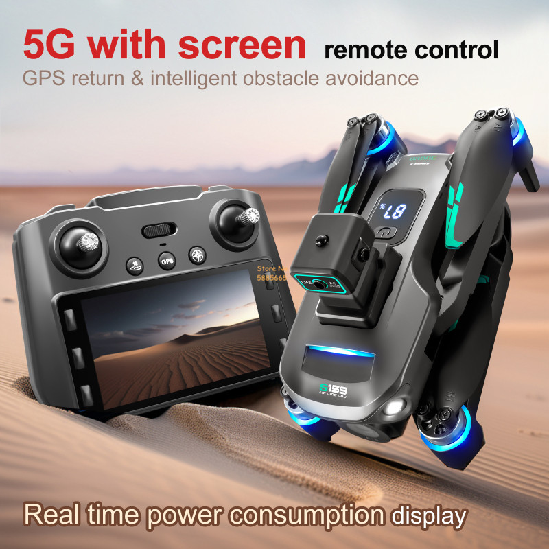 8K Dual Camera 5G WIFI FPV Rem - Drone Ae Rc ulasan dan harga