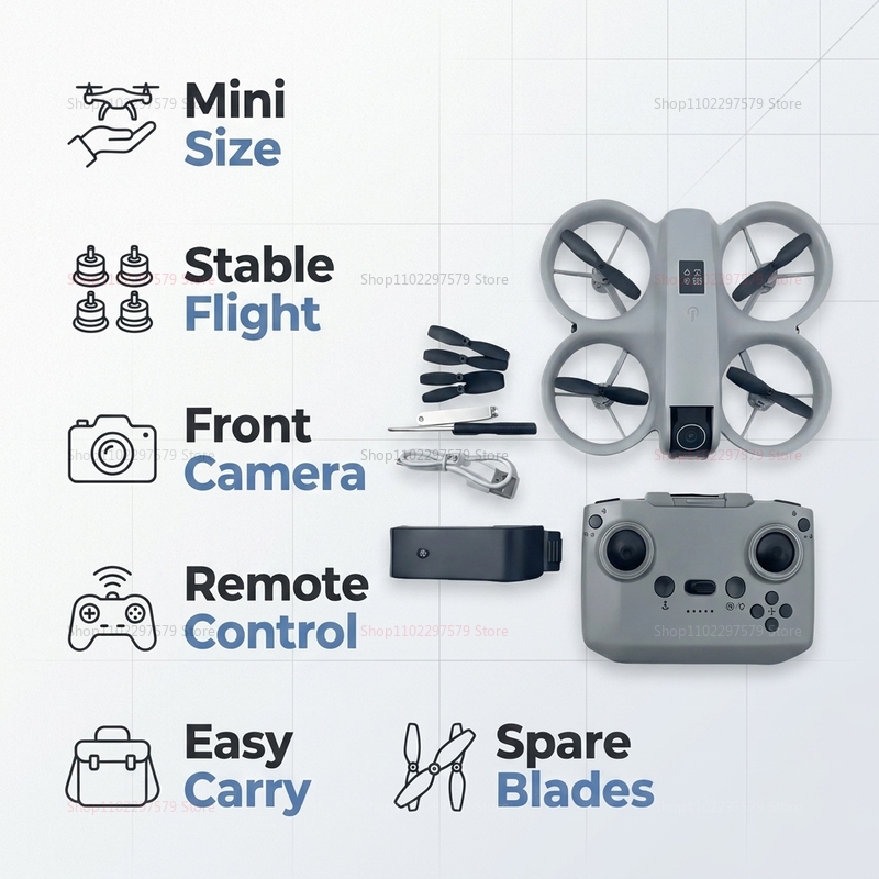 Mini Drone with 8K HD Camera F - Drone Ae Rc ulasan dan harga