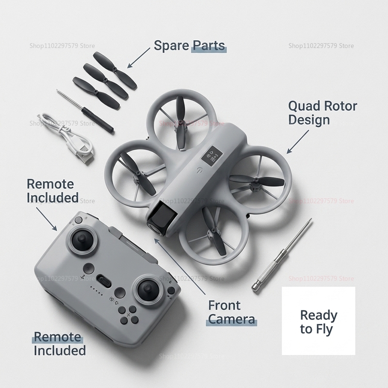Mini Drone with 8K HD Camera F - Drone Ae Rc ulasan dan harga