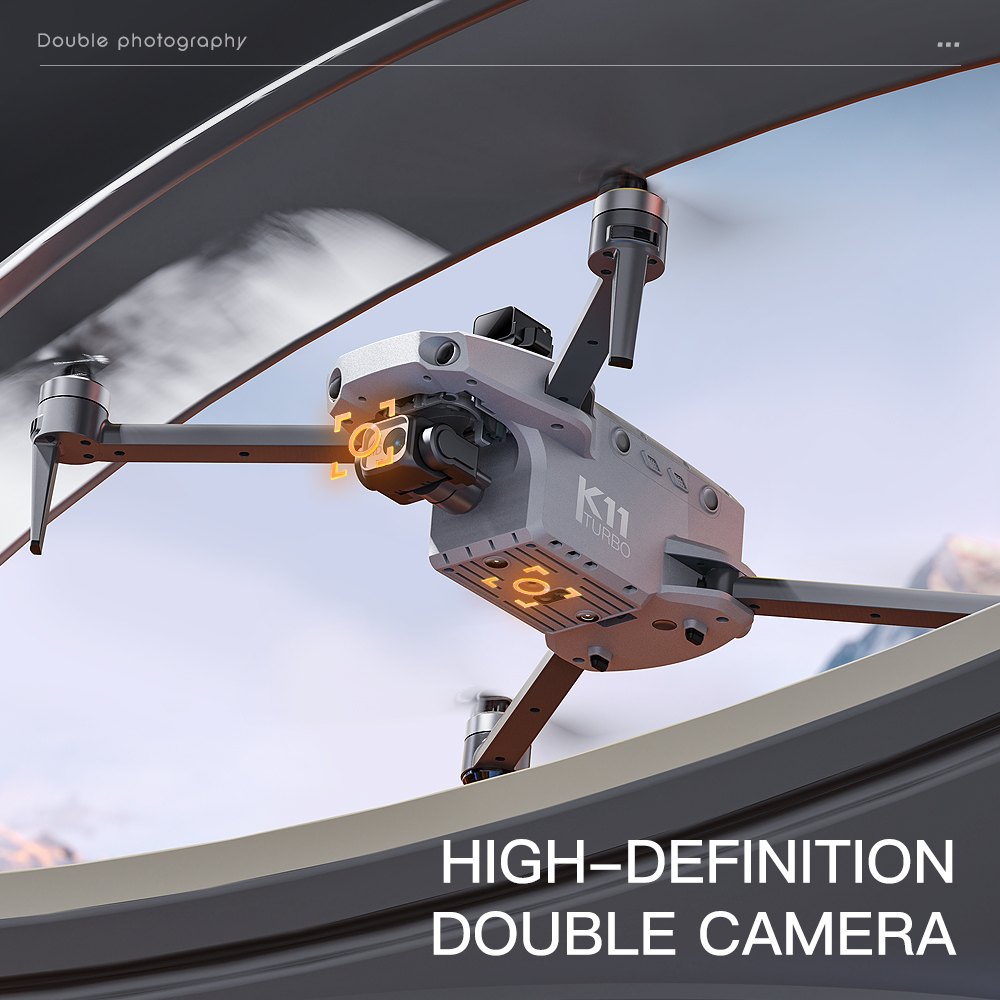 K11 Tubro Dual Camera GPS Dron - Drone Top Rc ulasan dan harga