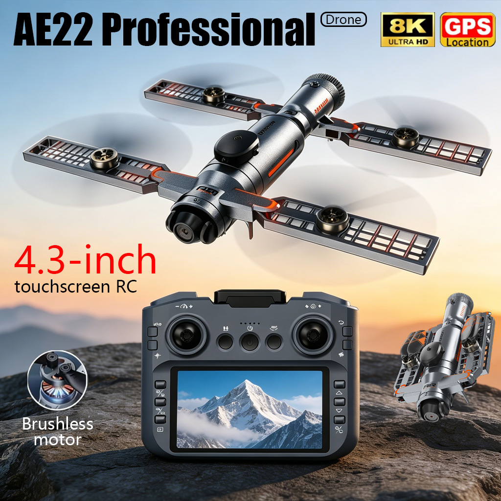 Upgraded AE22 PRO MAX Foldable - Drone Ae Rc ulasan dan harga