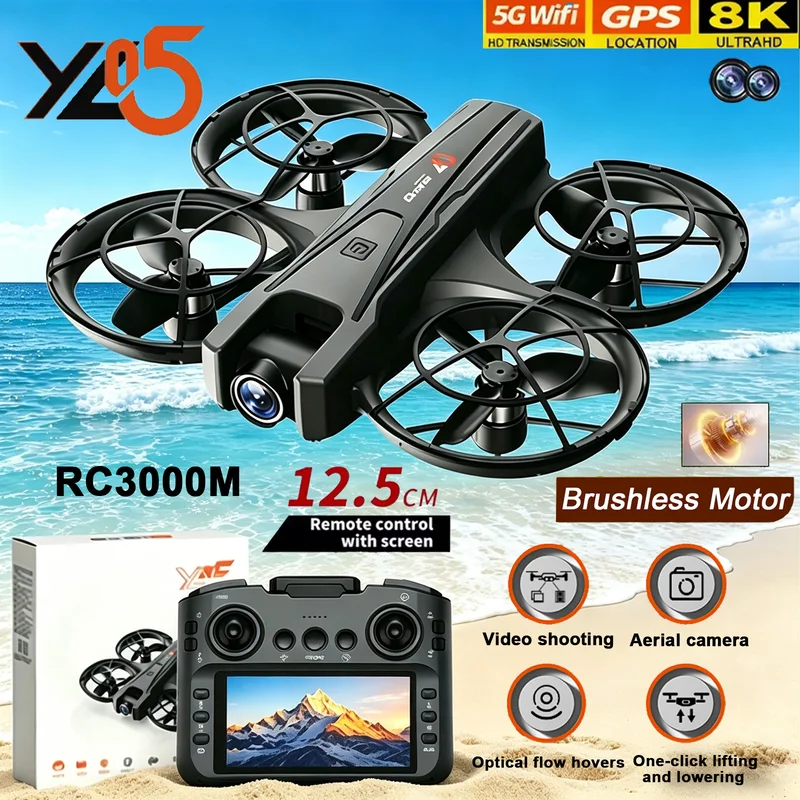 YL05 Drone 8K HD Dual-Camera S - Dj Rc Drone ulasan dan harga