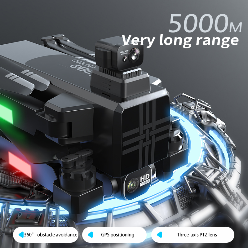 A380 Drone 4K HD Three Axis An - Drone Ae Rc ulasan dan harga