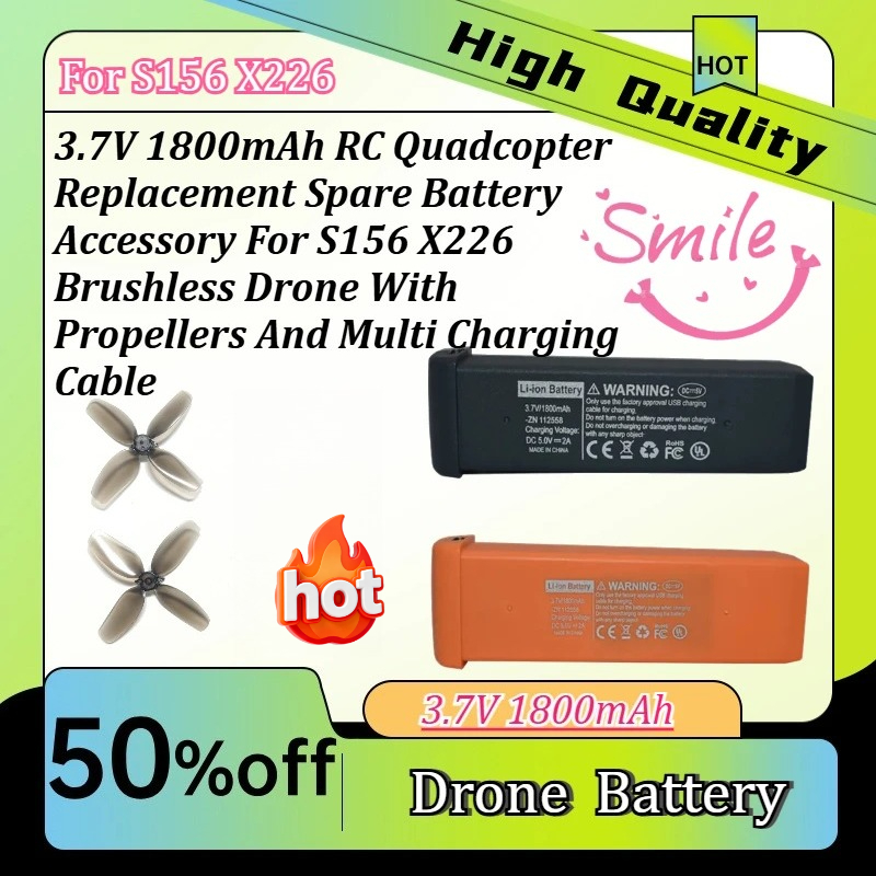 3.7V  RC Quadcopter Replacemen - Drone Rc S156 ulasan dan harga