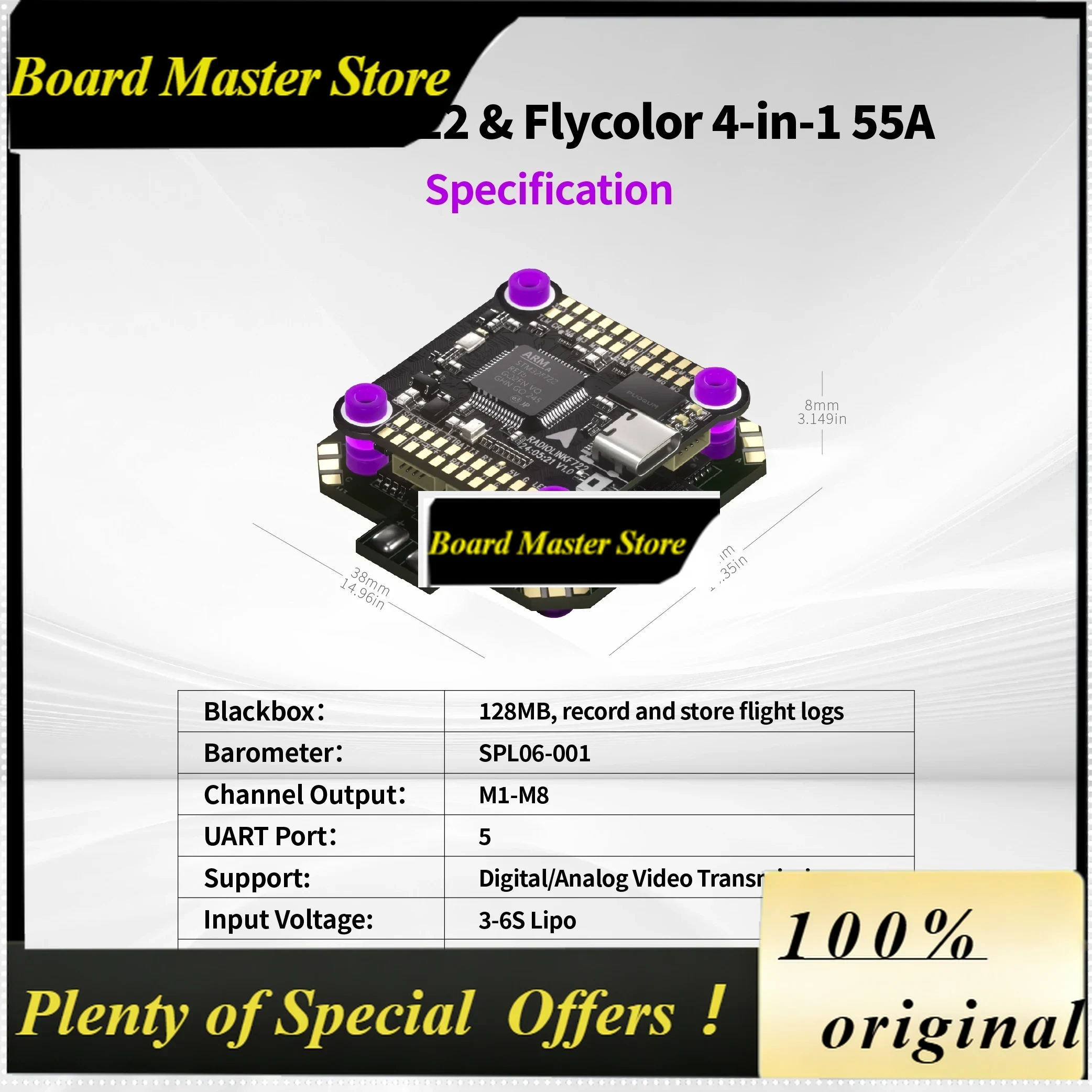 BoMaSRadiolink F722 Betaflight - Betaflight Fc F7 ulasan dan harga