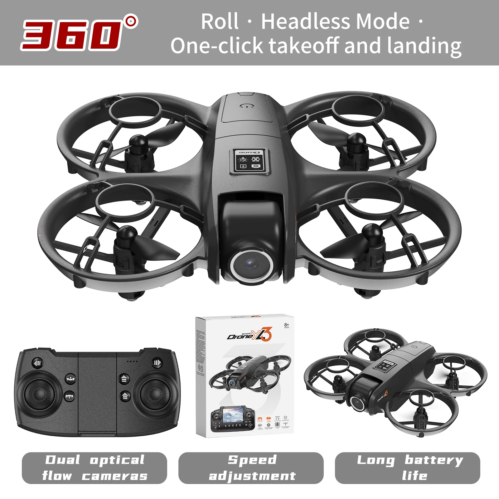 New YL3 RC Drone 8K 1080P Wide - Drone Ae Rc ulasan dan harga