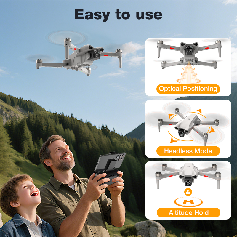 NEW Hot L017 Pro Drone Brushle - Drone Ae Rc ulasan dan harga