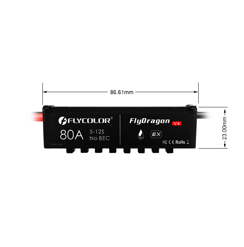Flycolor FlyDragon 80A V4 ESC  - Drone Rc V4 ulasan dan harga